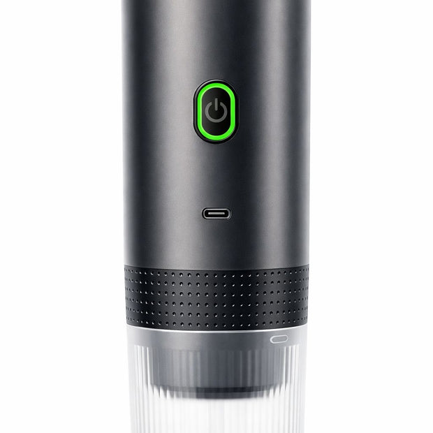 Macchina per Espresso Portatile 3 in 1 – Compatibile con Capsule Nespresso, Dolce Gusto e Caffè Macinato, 20 Bar, Autoriscaldante, USB-C, 8,5×24,5 cm