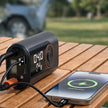 Compressore Aria Portatile 150 PSI, Mini Compressore Elettrico Portatile Senza Fili con Schermo Digitale e Torcia LED, per Auto, Moto, Bicicletta, Palla