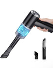 Poligono Mini Aspirapolvere per Auto Senza Filo Ricaricabile con USB, Aspirabriciole Portatile, (Potente 120W, 6000Pa, 7.4V)