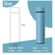 500ml Thermos Bottiglia Termica di Acqua in Acciaio Inox Bottiglietta Tazza Intelligente LED Temperatura Display Touch Smart Borraccia Isolante Sottovuoto