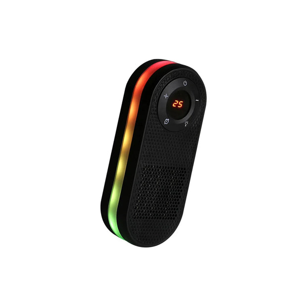 Mini Stufetta Elettrica Portatile 500W – Riscaldatore Silenzioso a Basso Consumo con Telecomando e Timer 1-12H, Display LED, Oscillazione 180° e Protezione Sicurezza per Camera, Ufficio, Soggiorno