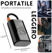Compressore Aria Portatile 150 PSI, Mini Compressore Elettrico Portatile Senza Fili con Schermo Digitale e Torcia LED, per Auto, Moto, Bicicletta, Palla
