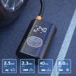 Compressore Aria Portatile 150 PSI, Mini Compressore Elettrico Portatile Senza Fili con Schermo Digitale e Torcia LED, per Auto, Moto, Bicicletta, Palla